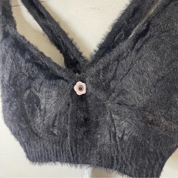 For Love & Lemons | NWT Devon Top In Black Size Medium - Picture 6 of 11